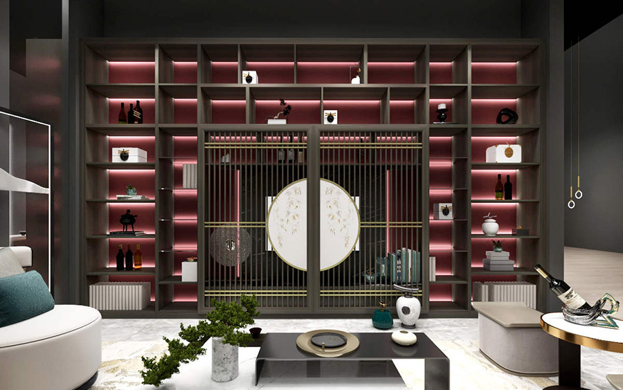 廣州定制家居展展臺(tái)設(shè)計(jì)效果圖