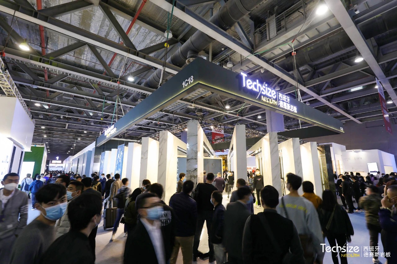 2021廣州設計周展會西班牙德賽斯巖板展臺設計