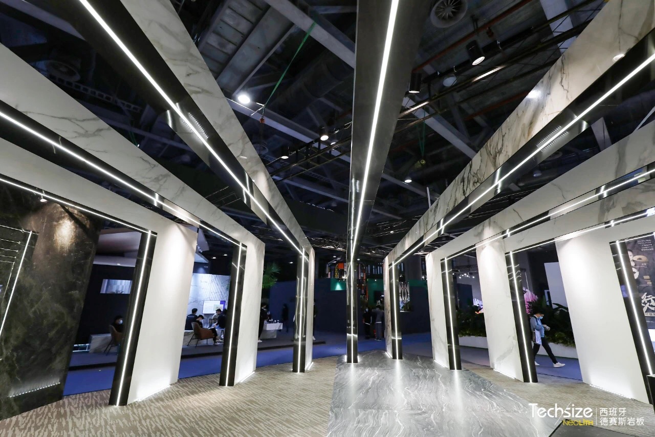 2021廣州設計周展會西班牙德賽斯巖板展臺設計